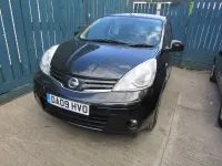 Used Nissan Note Acenta 110 HP (80 kW) 2009 Black Hatchback