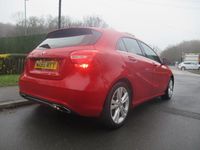 Begagnad Mercedes A180 Executive 2016 Röd Halvkombi