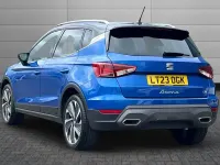 Used Seat Arona FR Sport 110 HP (80 kW) 2023 Sapphire blue with black roof SUV