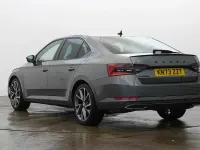 Used Skoda Superb SportlinePlus 187 HP (137 kW) 2023 Graphite grey metallic Hatchback