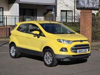 Used Ford Ecosport Zetec 112 HP (82 kW) 2015 Yellow SUV