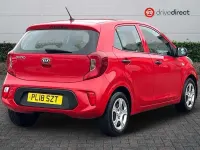 Used Kia Picanto 66 HP (48 kW) 2018 Red Hatchback