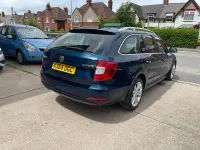 Used Skoda Superb SE 170 HP (125 kW) 2014 Blue Estate
