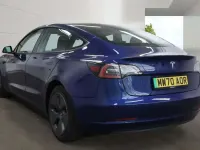 Used Tesla Model 3 Standard Range 366 kW (498 HP) 2020 Blue Sedan