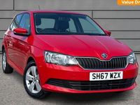 Used Skoda Fabia SE 75 HP (55 kW) 2017 Red Hatchback