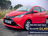 Used Toyota Aygo X-play 2018 Red Hatchback