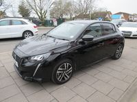 Used Peugeot 208 Allure Premium 75 HP (55 kW) 2021 Black Hatchback