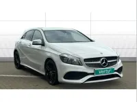 Used Mercedes A160 Executive 101 HP (74 kW) 2017 White Hatchback