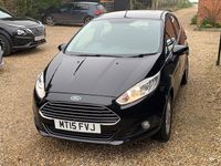 Used Ford Fiesta Zetec 2015 Black Hatchback