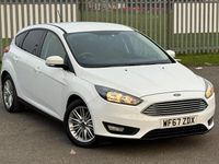 Used Ford Focus Zetec 2017 White Hatchback