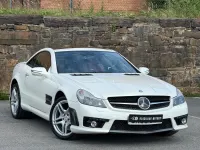 Used Mercedes SL63 AMG AMG 2010 White Cabriolet