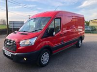 used Ford Transit 350 2.0 TDCi 130ps LWB L3 H2 TREND Van RACE RED EURO 6 LOW MILES