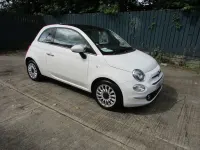Used Fiat 500 Lounge 69 HP (50 kW) 2017 White Hatchback