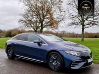 Used Mercedes EQS450+ AMG line 244 kW (333 HP) 2022 Blue Sedan