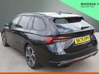 Used Skoda Octavia vRS 265 HP (194 kW) 2025 Black magic pearl effect Estate