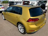 Used VW Golf VII GT 2018 Yellow Hatchback