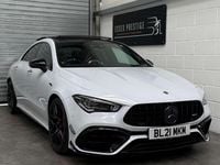 Used Mercedes CLA45 AMG AMG 421 HP (309 kW) 2021 White Coupe