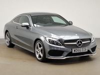 Used Mercedes C220 AMG line 170 HP (125 kW) 2017 Grey Coupe