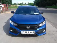 Begagnad Honda Civic Sport 126 HK (92 kW) 2018 Blå Halvkombi