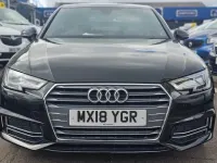 Used Audi A4 S-Line 150 HP (110 kW) 2018 Black Sedan