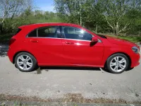 Used Mercedes A180 2017 Red Hatchback