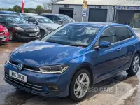 Used VW Polo Style 95 HP (69 kW) 2022 Blue Hatchback