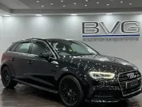 Used Audi A3 Sportback S-Line 116 HP (85 kW) 2019 Black Hatchback