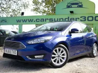 Begagnad Ford Focus Titanium 125 HK (91 kW) 2015 Blå Halvkombi