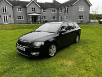 Used Skoda Octavia Business Line 110 HP (80 kW) 2015 Black Estate