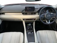 used Mazda 6 TOURER 2.0 Sport Nav+ 5dr [Stone Leather, Sat Nav, Heated Seats, Heated Steering Wheel, Front & Rear Parking Sensors, Bluetooth, LED Headlights, 19" Bright Alloys]