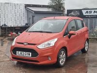 Used Ford B-MAX Zetec 95 HP (69 kW) 2014 Red MPV