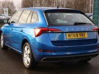 Used Skoda Scala SE 95 HP (69 kW) 2019 Blue Hatchback