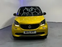 Used Smart ForFour Premium 71 HP (52 kW) 2015 Yellow Hatchback