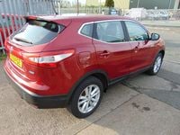 Used Nissan Qashqai Acenta 110 HP (80 kW) 2015 Red SUV