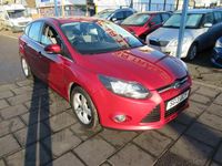 Used Ford Focus Zetec 2013 Red Hatchback