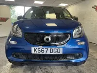 Used Smart ForFour Passion 71 HP (52 kW) 2018 Blue Hatchback