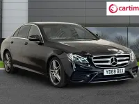 Used Mercedes E200 AMG line 184 HP (135 kW) 2018 Black Sedan