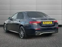 Used Mercedes E200 AMG line 196 HP (144 kW) 2022 Blue Sedan