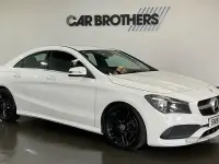 Used Mercedes CLA180 AMG line 122 HP (89 kW) 2019 White Coupe