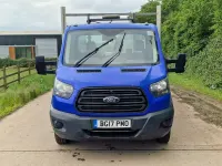 Used Ford Transit 130 HP (95 kW) 2017 Blue Cabriolet
