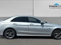 Used Mercedes C300e AMG line 320 HP (235 kW) 2020 Silver Sedan