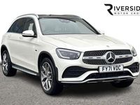 Used Mercedes GLC300e AMG line 320 HP (235 kW) 2021 White Estate