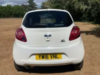 Used Ford Ka Zetec 69 HP (50 kW) 2016 White Hatchback