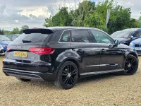 Used Audi A3 Sportback S-Line 2015 Black Hatchback