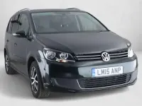 Used VW Touran SE 105 HP (77 kW) 2015 Green MPV