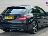 Used Mercedes CLA220 AMG line 177 HP (130 kW) 2018 Black Coupe