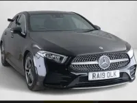 Used Mercedes A200 AMG Line Premium 150 HP (110 kW) 2019 Black Hatchback