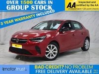 Used Vauxhall Corsa Design Edition 75 HP (55 kW) 2022 Red Hatchback