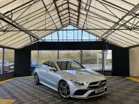 Used Mercedes CLA200 AMG Line Premium 163 HP (119 kW) 2021 Silver Coupe
