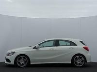 Used Mercedes A220 AMG line 177 HP (130 kW) 2017 White Hatchback